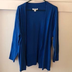 Blue, long sleeve, cardigan